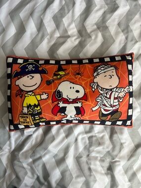 Peanuts Halloween Themed decorative pillow